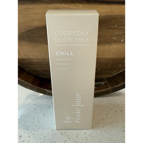 By Rosie Jane Everyday Body Milk Chill 5oz/148ml Full Size -‎ NEW in Box - Picture 1 of 11